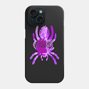 Tarantula Silhouette V49 (Tie Dye) Phone Case