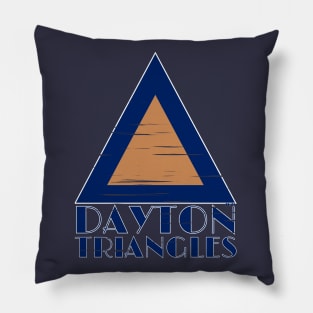 Vintage Dayton Triangles Pillow