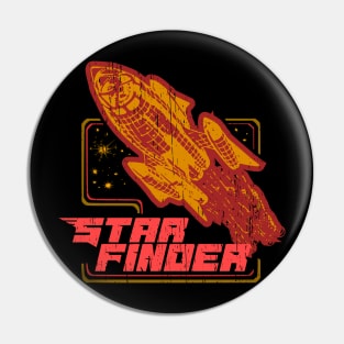 Star Finder vintage spaceship sci fi Pin