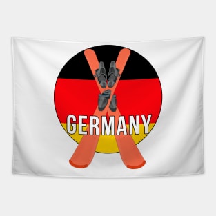 Cool Ski Flag of Germany Tapestry