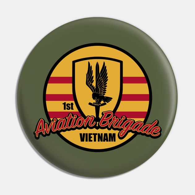 1st Aviation Brigade Vietnam Pin by TCP