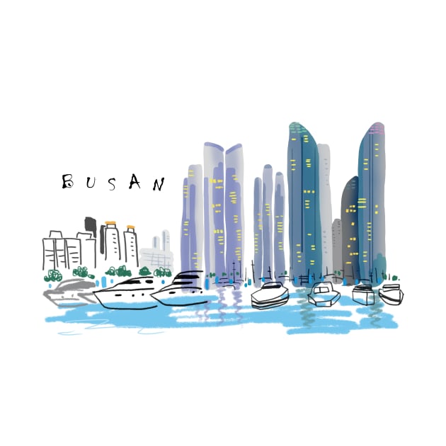 Busan Marine City by Tegunn