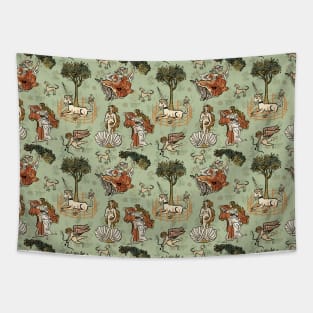 Renaissance Inspired Repeat Pattern Tapestry