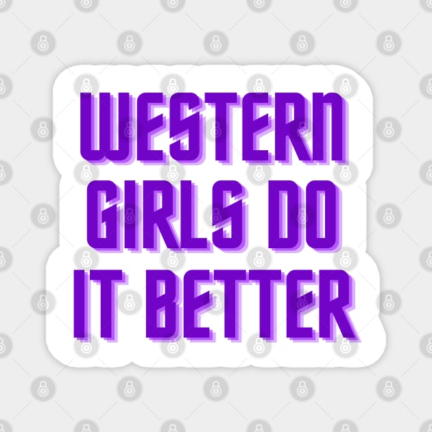 Western Girls Magnet by stickersbyjori