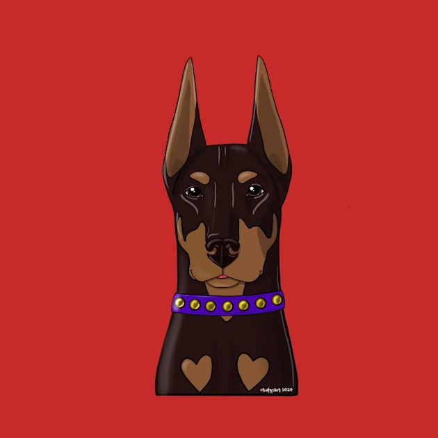 Handsome Doberman by FLCupcake