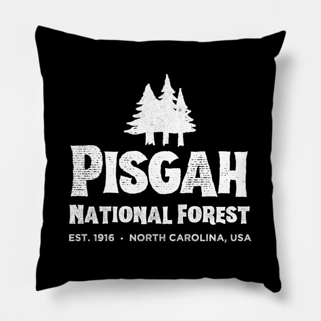 Pisgah National Forest - Hiking Camping Pillow by Weirdcore