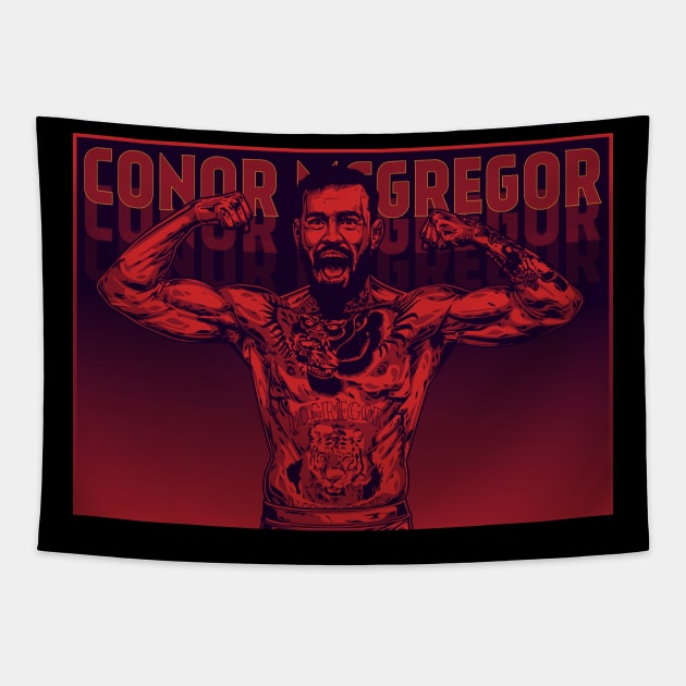 Conor McGregor Pop Art Tapestry by Adrielvector Gallery