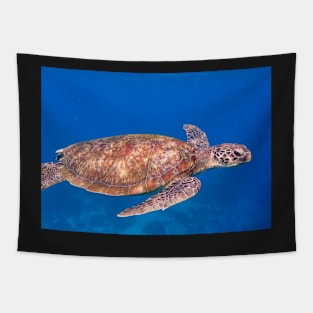 SEA TURTLE IN THE OCEAN DESIGN Tapestry