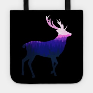 Stag Deer Buck King of the Forest - Blue Tote