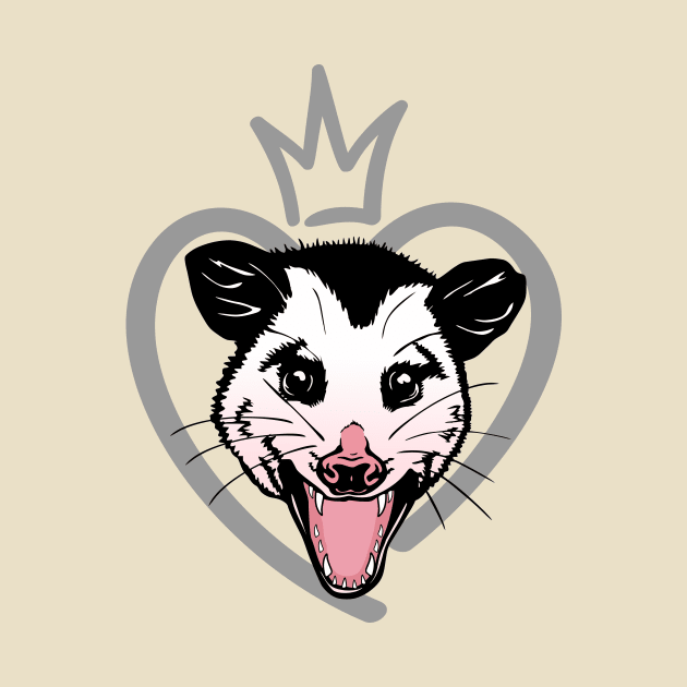 Possum and heart by My Happy-Design