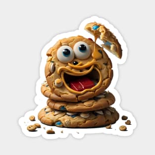 Funny cookie monster Magnet