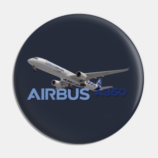 A350-1000 in flight Pin