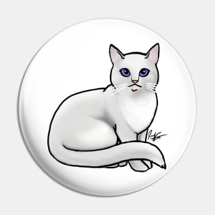 Cat - British Shorthair - White Pin