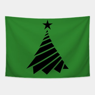 Modern Geometric Christmas Tree Tapestry