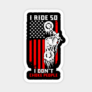 Usa biker shirt Magnet