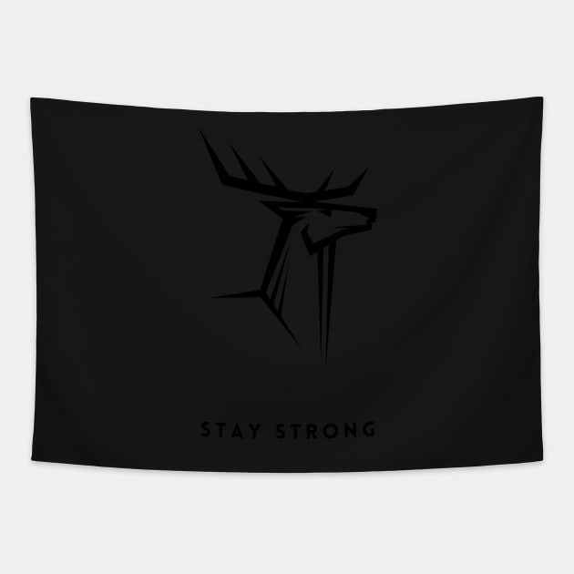 Stay Strong Tapestry by iconking