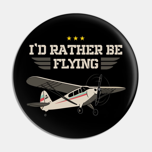 I'd rather be flying Pin by Pannolinno