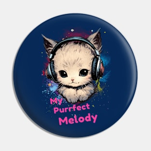 My Purrfect melody Pin