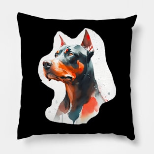 Beautiful Doberman Pillow