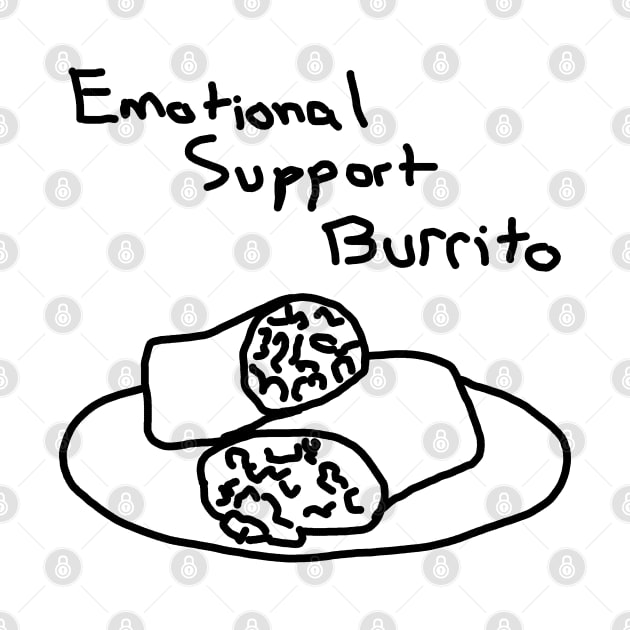 Emotional Support Burrito by Al Geno's Tees