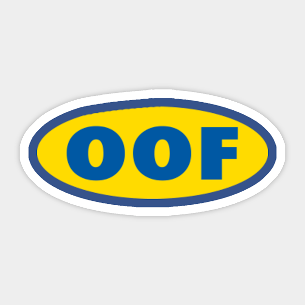 Qrvtnvgqrrplhm - roblox oof noob head oof sticker teepublic