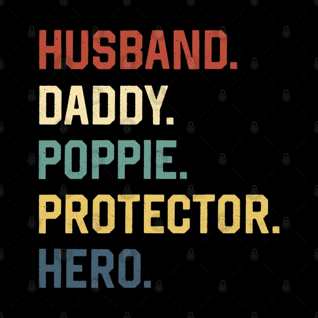 Fathers Day Shirt Husband Daddy Poppie Protector Hero Gift by Marang