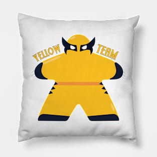 Yellow Meeple Team Pillow