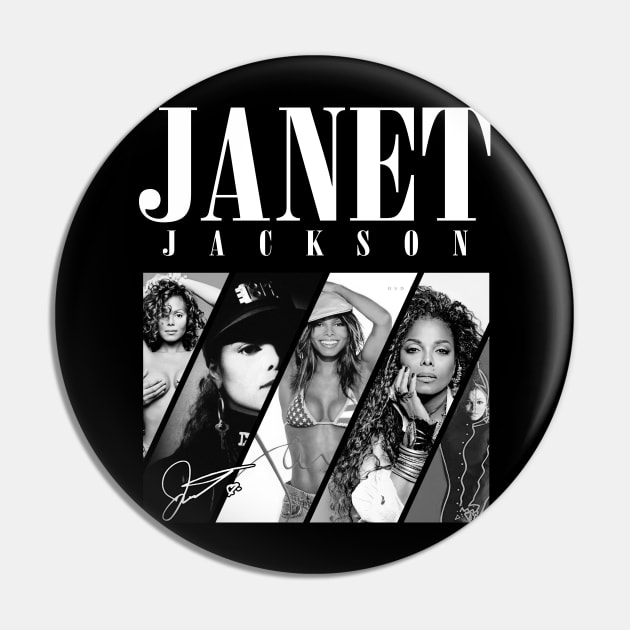 Janet Jackson Vintage Tour Concert Pin by Evergreen Daily