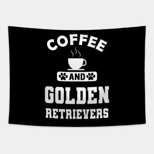 Golden Retriever - Coffee and golden retrievers Tapestry