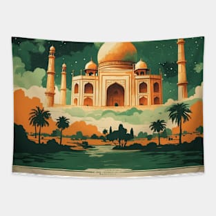 Kota India Starry Night Vintage Tourism Travel Tapestry