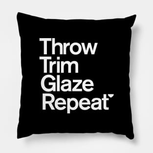 Throw Trim Glaze Repeat Pillow