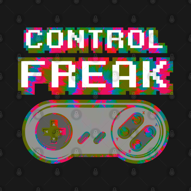 Control Freak Retro Tie Dye SNES by CultTees