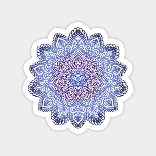 Purple mandala Magnet