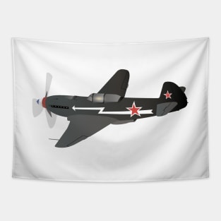 Soviet Yak-3 WW2 Fighter Aircraft Tapestry