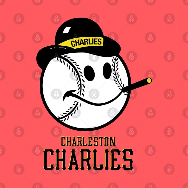 Vintage Charleston Charlies Baseball 1971 by LocalZonly