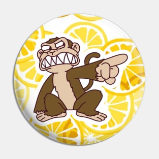 Crazy Monkey Pin