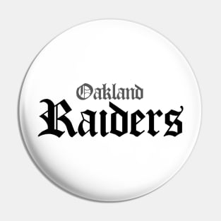 Oakland Raiders! Pin