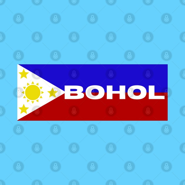 Province of Bohol in Philippines Flag by aybe7elf