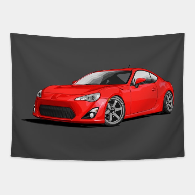 GT86 Tapestry by ArtyMotive