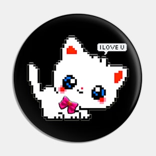 8bit cat Pin