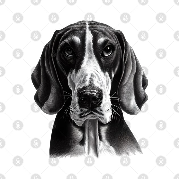 American English Coonhound Dog by KayBee Gift Shop