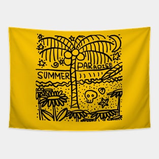 beach paradise Tapestry