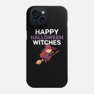 Happy halloween witches Phone Case