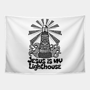 Jesus is my lighthouse. Tapestry