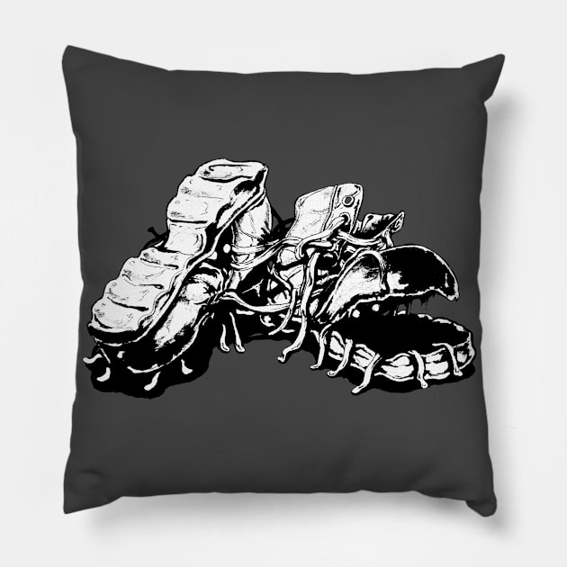 Ominous pair Pillow by Itselfsearcher