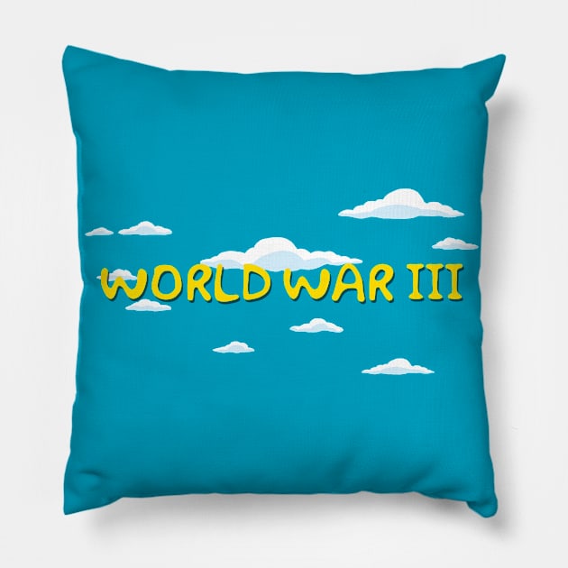 World War 3 Meme Design Pillow by CultOfRomance