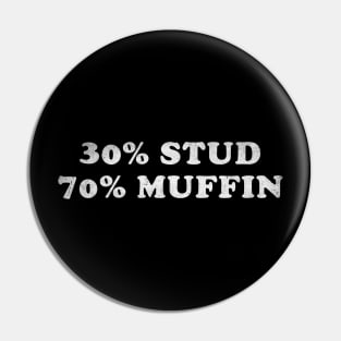 30% Stud 70% Muffin Pin