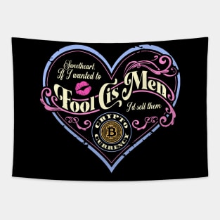 If I wanted to fool cis men, I'd sell them crypto (Pastel) Tapestry