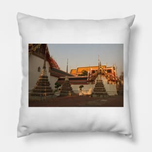 A fourth stupa group at Phra Chedi Rai in Wat Pho in Bangkok Pillow