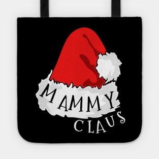 Mammy Claus Santa Hat Christmas Matching Family Pajama Tote